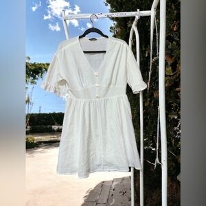 Shein Womens mini white dress size 8/10